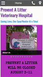 Mobile Screenshot of preventalitter.org
